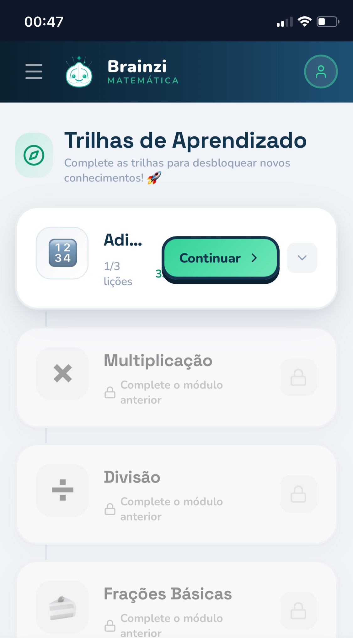 Trilhas de aprendizado organizadas por tema